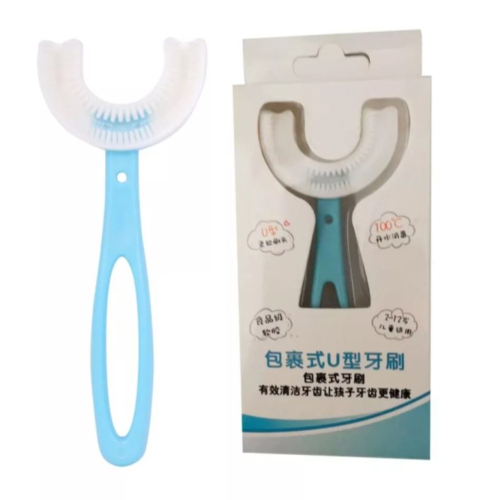 Cepillo de dientes en forma de U