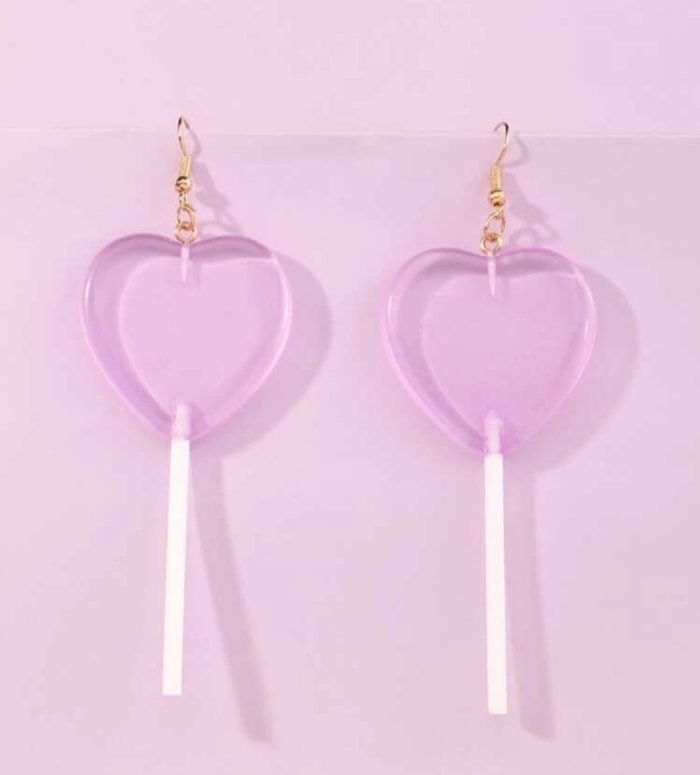 Aros Caramelo corazón - Imagen 3