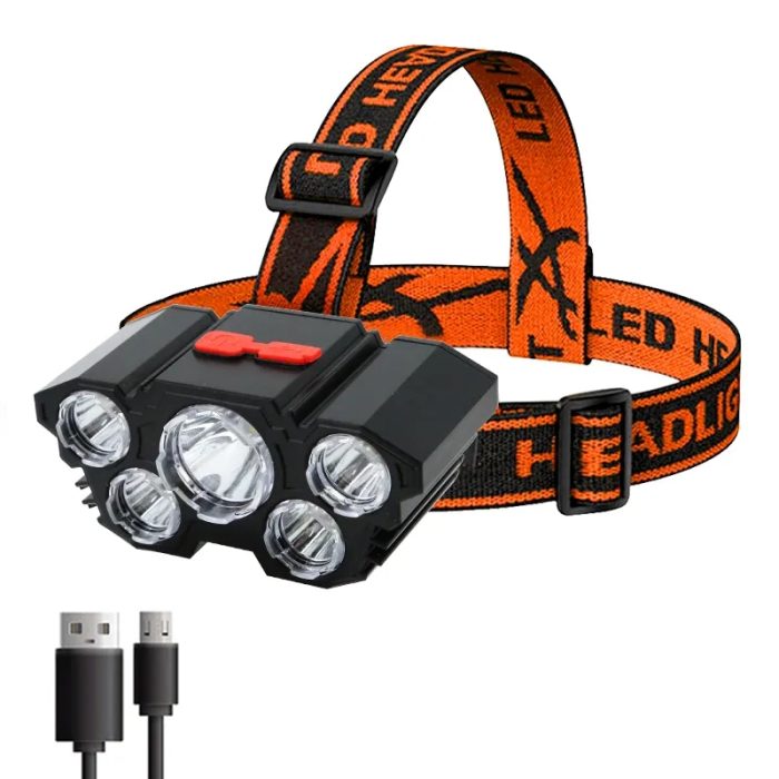 Linterna Led para Cabeza con carga Usb