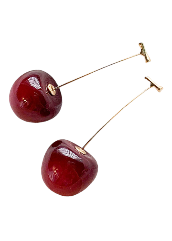 Aros pendientes Cerezas/Cherry largos