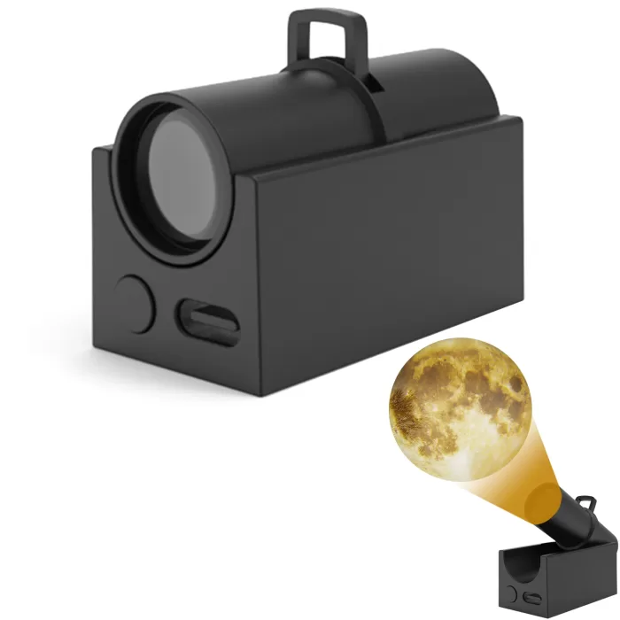 Mini Lampara Proyector Luna , Carga Usb